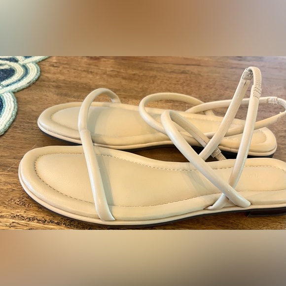 New-J. Crew Retail women’s Menorca Sling back sandals, padded heel. Beige, 9.5 M - Picture 2 of 5